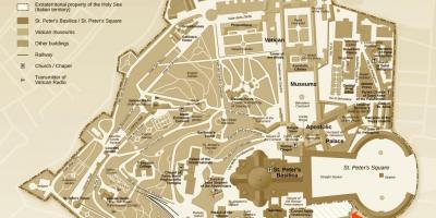 Kaart väljakaevamised office Vatikan